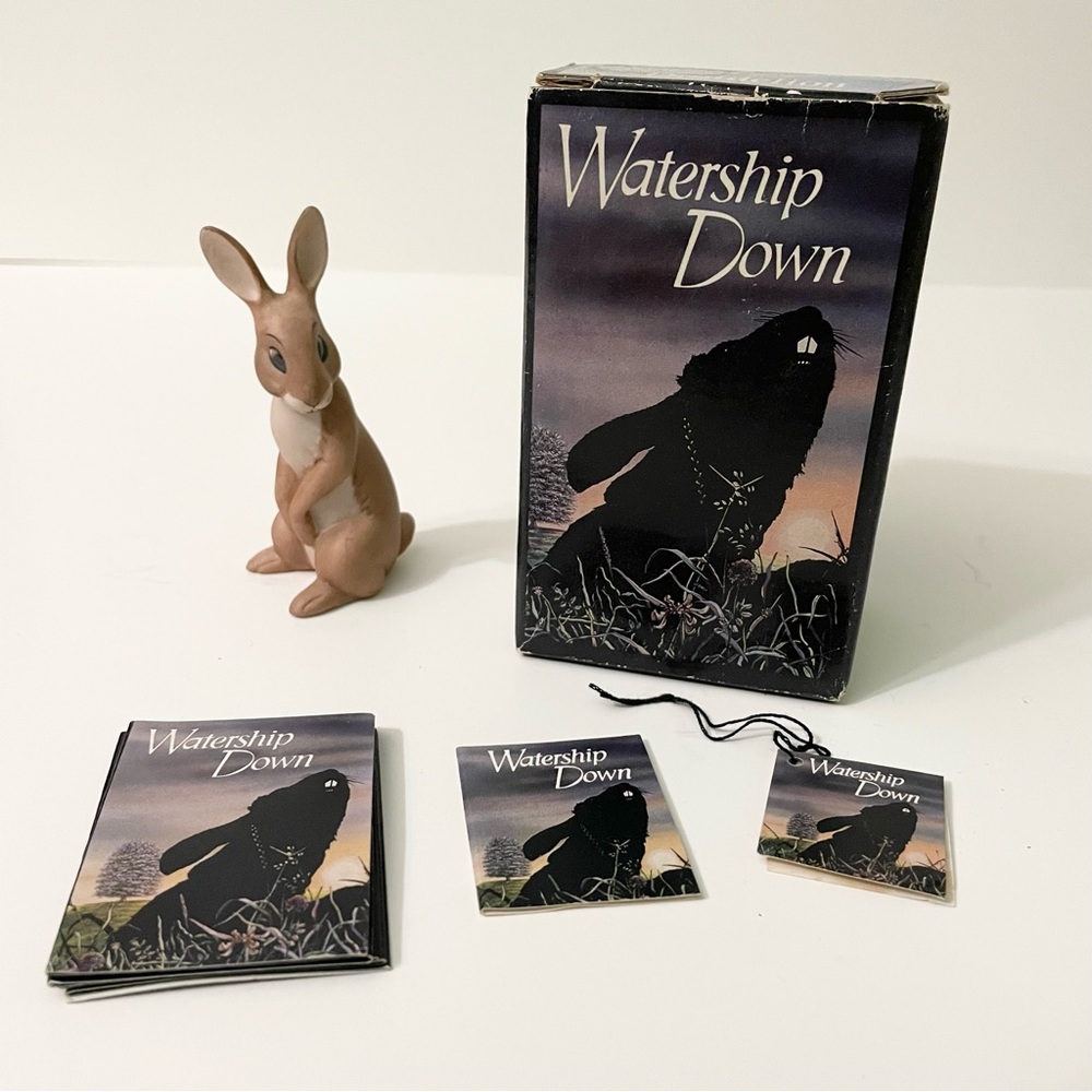 Vintage Watership Down Dandelion Porcelain Rabbit Figurine Royal Orleans